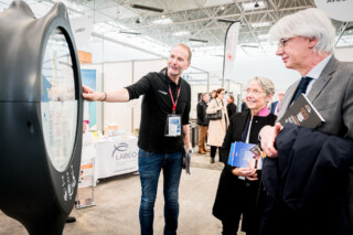 visite elisabeth borne premier ministre au salon uamc - reportage photo évènementiel