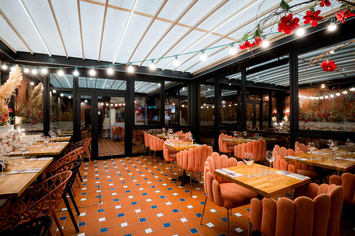 verrière du bistrot basque caen