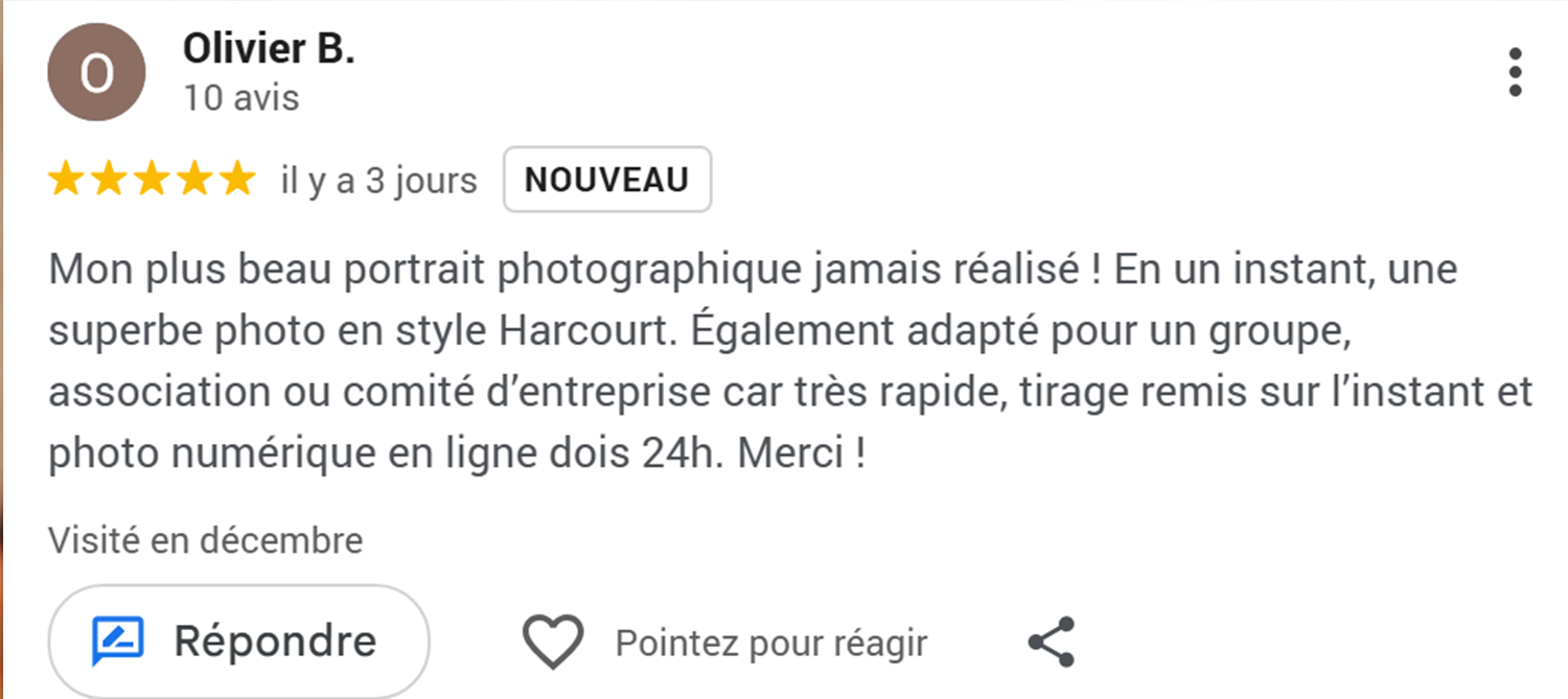 commentaire portrait à la façon harcourt commentaire sur l'animation à la façon harcourt
